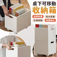 【EZlife】桌下可移動書架 不帶輪