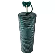 [星巴克]24OZBling綠緞帶TOGO冷水杯