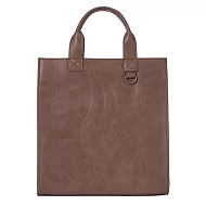 [星巴克]深棕皮革中禮袋提袋