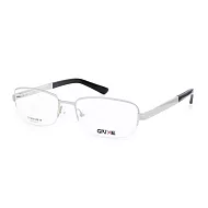 【大學眼鏡】GRIXE 輕量鈦合金 商務半框平光眼鏡1022-C3銀