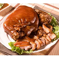 林家豬腳 萬巒豬腳1125g+麵線170g(3組)