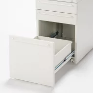 【MUJI 無印良品】鋼製三層資料櫃/淺灰