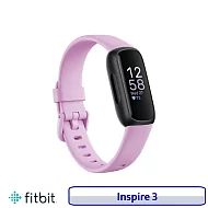 【7月底前送錶帶】Fitbit Inspire 3 健康智慧運動手錶 血氧飽和度  快樂淺粉紫