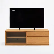 【MUJI 無印良品】橡木影音櫃/寬150CM