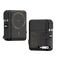 enerpad 多合一固態磁吸無線行充 10000mAh MT-10000  黑色