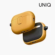 UNIQ 新加坡 Clyde 卡扣式雙料保護套 (附登山扣) AirPods Pro 第3代 黃+深灰