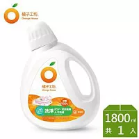 (贈品)【橘子工坊】天然無香精制菌洗衣精-洗淨病毒升級版1800ml-有效期限至2027/5/15