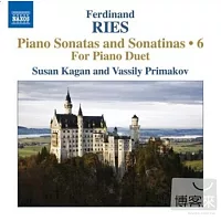 里斯：鋼琴奏鳴曲與小奏鳴曲【第六集】/ 蘇珊．卡崗(鋼琴)、瓦希里．浦利馬可夫(鋼琴)