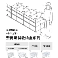 [MUJI 無印良品]PP櫥箱/大/2入