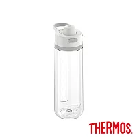 【THERMOS膳魔師】戶外便攜彈蓋輕水瓶710ml (TP4329CL)透明白