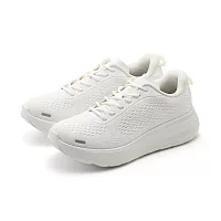 【MUJI 無印良品】女舒適好走弧型鞋底休閒鞋 24.5cm 白色