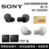 SONY 索尼 WF-1000XM5 主動式降噪 真無線入耳式耳機 台灣公司貨 銀色 銀色