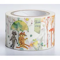 【獨家授權˙和紙膠帶】中西直子插畫「我是貓