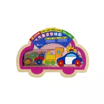 汽車造形拼圖(5層)
