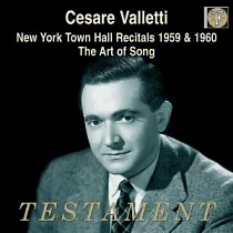Cesare Valletti ─ New York Town Hall Recitals 1959 & 1960 / Leo Taubman (2CD)