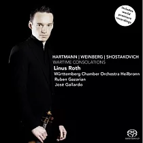 Weinberg violin concerto and Shostakovich unfinished violin soanat / Linus Roth， Gazarian， Gallardo (SACD Hybrid)