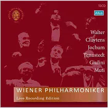 Wiener Philharmoniker Live Recording Edition / Walter，Cluytens，Jochum，Tennstedt，Giulini， Muti (10CD)