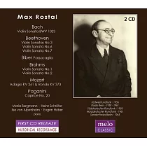 奧地利偉大小提琴家羅斯托爾的珍稀錄音 / 羅斯托爾 (2CD)