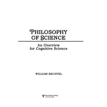 Philosophy of Science： An Overview for Cognitive Science