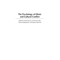 The Psychology of Ethnic and Cultural Conflict