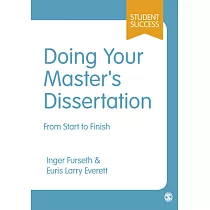 Doing Your Master’s Dissertation： From Start to Finish