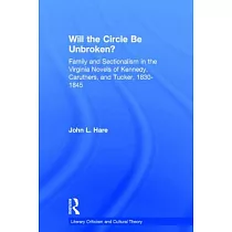 Will the Circle Be Unbroken?： Family and Sectionalism in the Virginia Novels of Kennedy， Caruthers， and Tucker， 1830─1845
