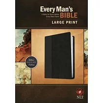 Every Man’s Bible： New Living Translation， Black & Onyx， LeatherLike