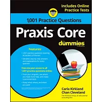 1，001 Praxis Core Practice Questions for Dummies： Includes Online Practice Tests
