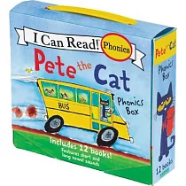 皮皮貓：自然拼音盒裝套書(12冊，4─8歲)Pete the Cat 12─Book Phonics Fun!(My First I Can Read)