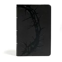 CSB Large Print Personal Size Reference Bible， Charcoal Leathertouch
