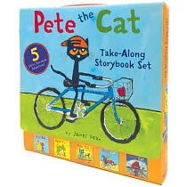Pete the Cat Take─Along Storybook Set： 5─Book 8x8 Set