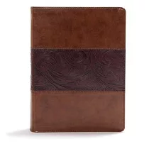 CSB Study Bible： Christian Standard Bible， Study Bible， Mahogany Leathertouch