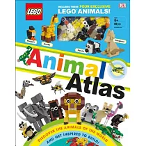 樂高動物地圖小百科(附60塊積木)Lego Animal Atlas： Discover the Animals of the World and Get Inspired to Build!