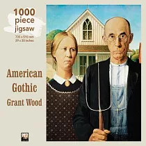 Grant Wood ─ American Gothic Jigsaw： 1000 Pieces