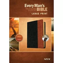 Every Man’s Bible： New International Version， Black/Tan LeatherLike