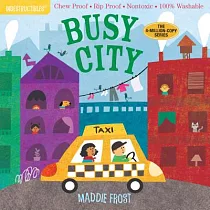 寶寶咬咬書：忙碌的城市(耐撕咬、無毒可洗)Indestructibles： Busy City