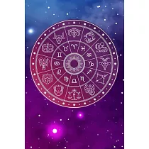 Notebook： Natal Chart Zodiac Astrology Design