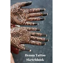 Henna Tattoo Sketchbook： 6" x 9" sketchbook， journal， notebook for designing and recording your henna， Mehndi， and Mandala tattoo ideas // Spir
