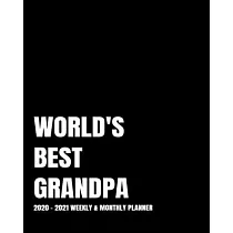World’’s Best Grandpa Planner： 2─Year 2020─ 2021 Productivity Journal Daily / Weekly Monthly Dated Calendar Year Goal Setting Planner Organizer Track
