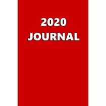 2020 Journal Red Color 204 Pages： (Notebook， Diary， Blank Book)