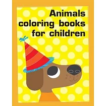 Coloring Books for Girls: 50 Cute Animals: Colouring Book for