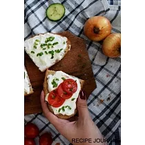 Recipe Journal： Recipe Journal ─ 6"x9" ─ 120 Lined pages ─ Recipe Recording Notebook ─ Matte Cover