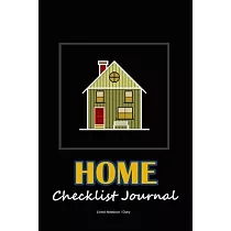 Home checklist journal： Lined notebook for home maintenance and record log ─ Remodeling and renovation gift diary