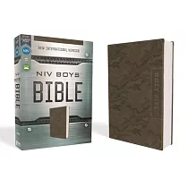 Niv， Boys’’ Bible， Leathersoft， Brown Camo， Comfort Print