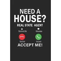 Realtor Notebook ─ Real Estate Agent Journal Planner： Seller Salesperson Organizer For Men Women Dot Grid