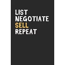 Realtor Notebook ─ Real Estate Broker Journal Planner： Agent Salesperson Organizer For Men Women Dot Grid