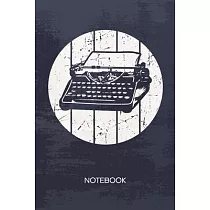 Bullet Dotted Journal： Old School Lover Notebook Dotted Grid a5 6x9 120 Pages ─ Vintage gift idea Planner Retro Typewriter Diary 60s Disco ─