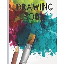 Drawing Book： Blank Notebook 100 Pages， 8.5 x 11 Large Sketchbook Journal White Paper