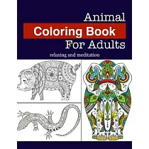 博客來-animal coloring book for adults: The Really Best Relaxing Mandala  Coloring Book For Girls Cute, Animal, Dog, Cat, Elephant, Rabbit, Owls,  Bears, Kids