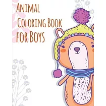 Animal Coloring Book For Boys： Cute Christmas Coloring pages for every age